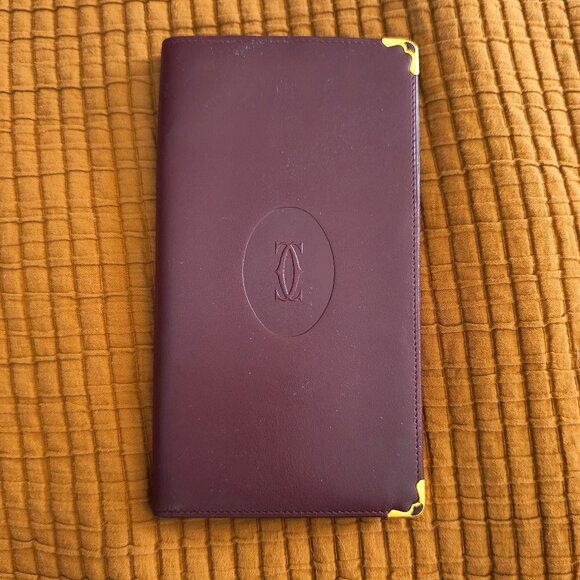 Cartier Handbags - Cartier Bifold Wallet – Burgundy Leather | Must de Cartier